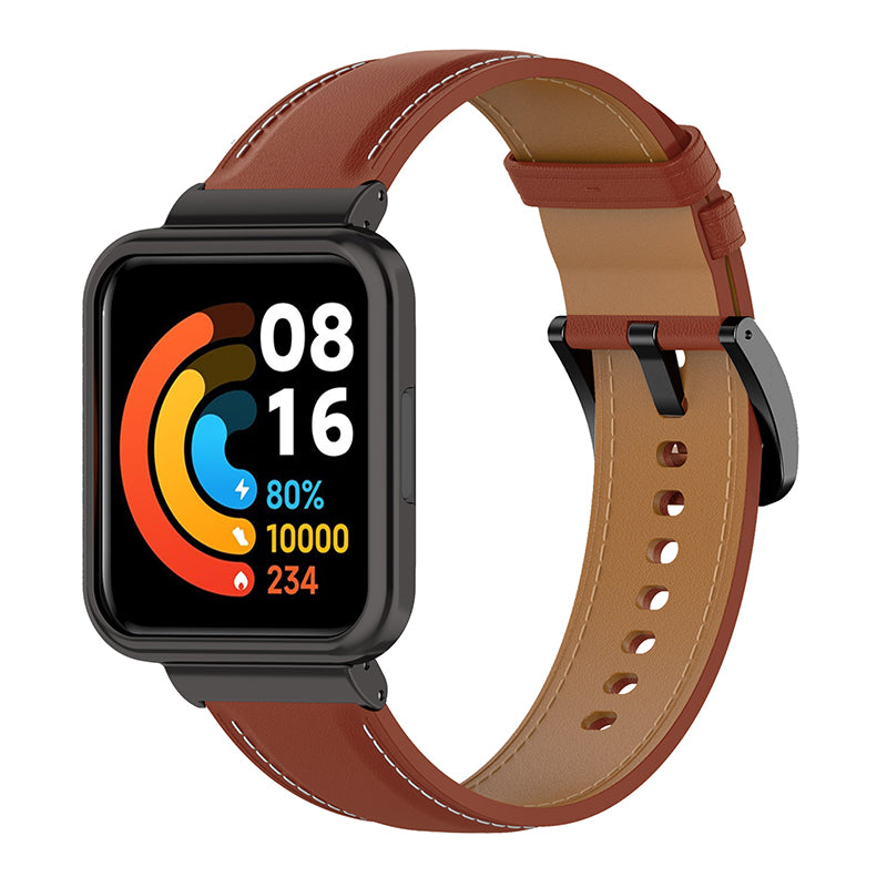 For Xiaomi Redmi Watch 2 Lite Replacement Genuine Leather Strap Adjustable Watch Band For Xiaomi Redmi Watch 2 Lite Replacement Genuine Leather Strap Adjustable Watch Band
